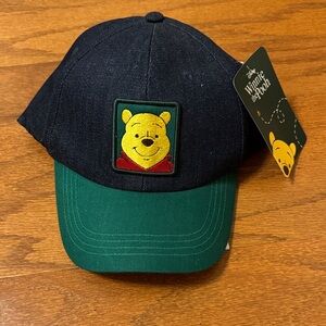 NWT Disney Winnie the Pooh Navy and Green Hat
